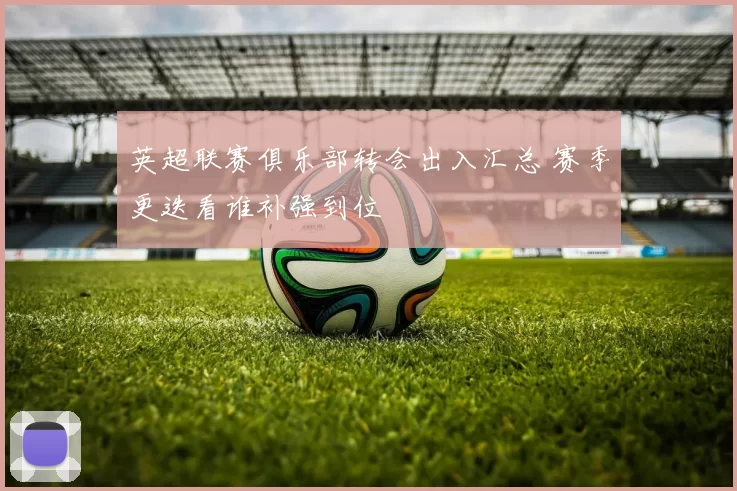 英超联赛俱乐部转会出入汇总 赛季更迭看谁补强到位